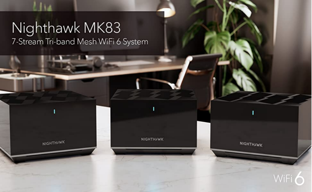 NETGEAR’s New Nighthawk Tri-band AX3600 Mesh Wi-Fi 6 Router System (MK83) Introducing